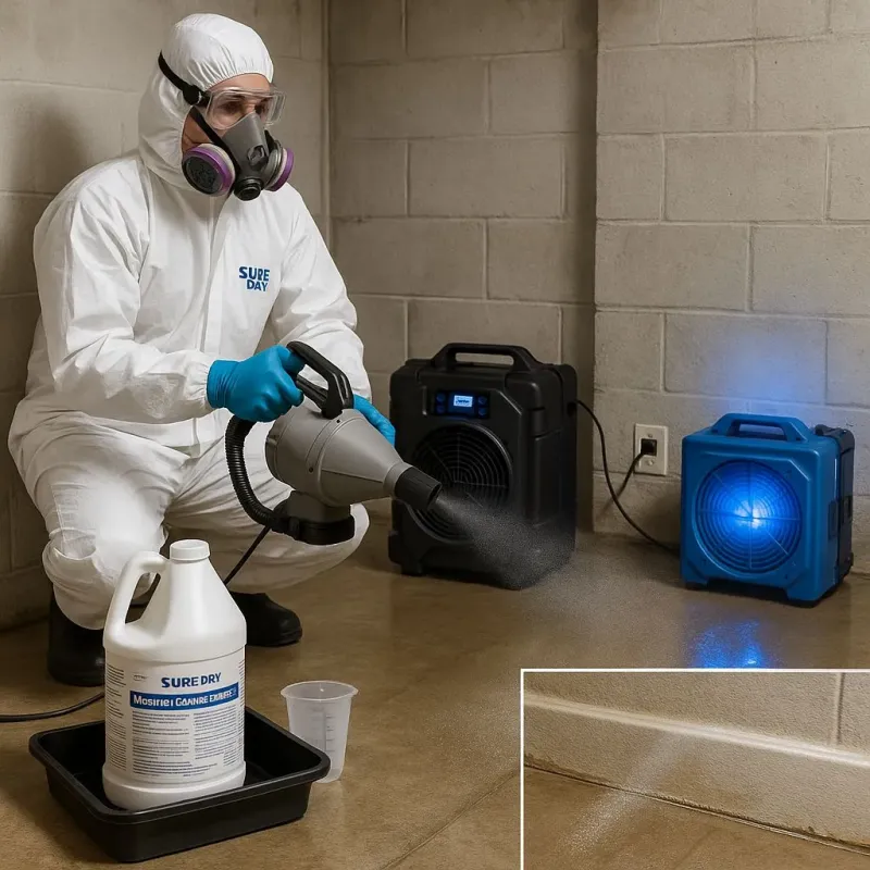 Sanitization and Odor Removal process in Durham County, NC